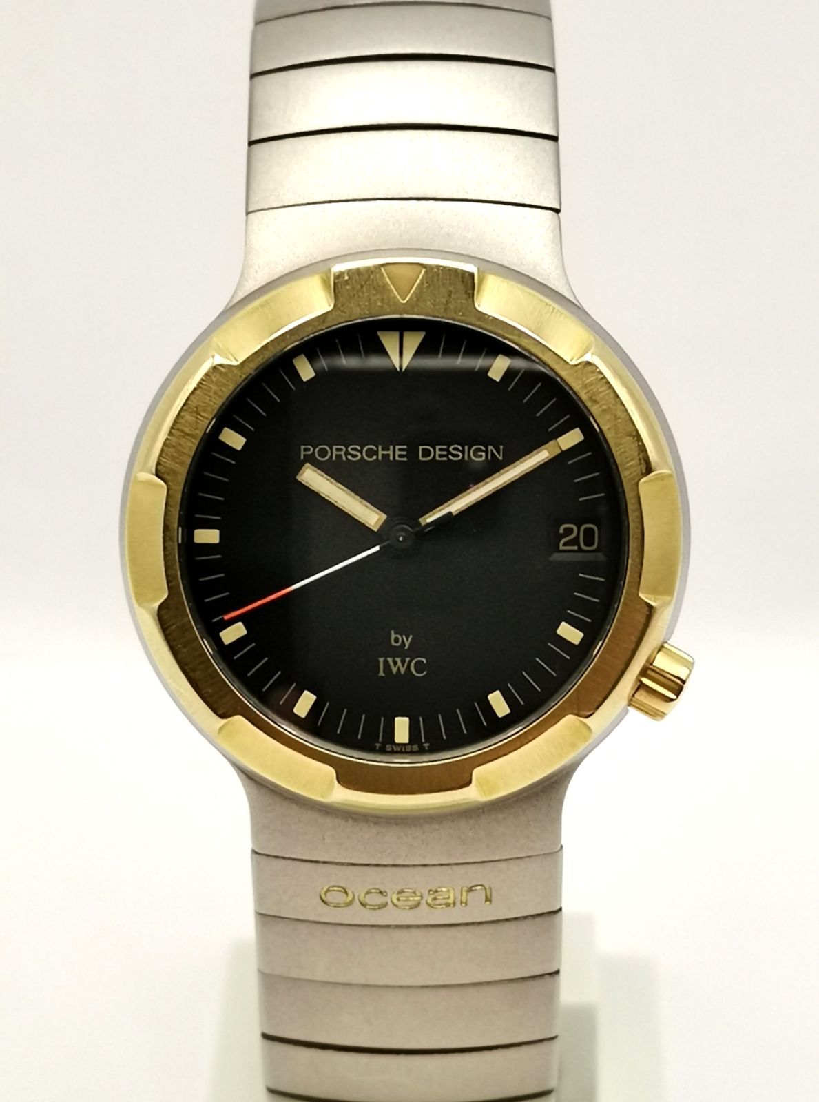 ポルシェデザイン 3503 オーシャン500 by IWC チタン YGベゼル 自動巻き 時計
