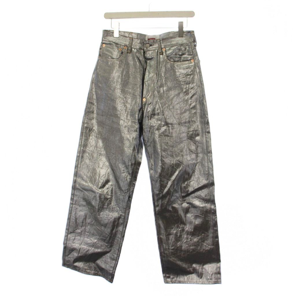 ジュンヤワタナベ JUNYA WATANABE COMME des GARÇONS リーバイス Levi's 2024年製 デニムパンツ ジーンズ ボタンフライ XS シルバー JO-P206 /BM