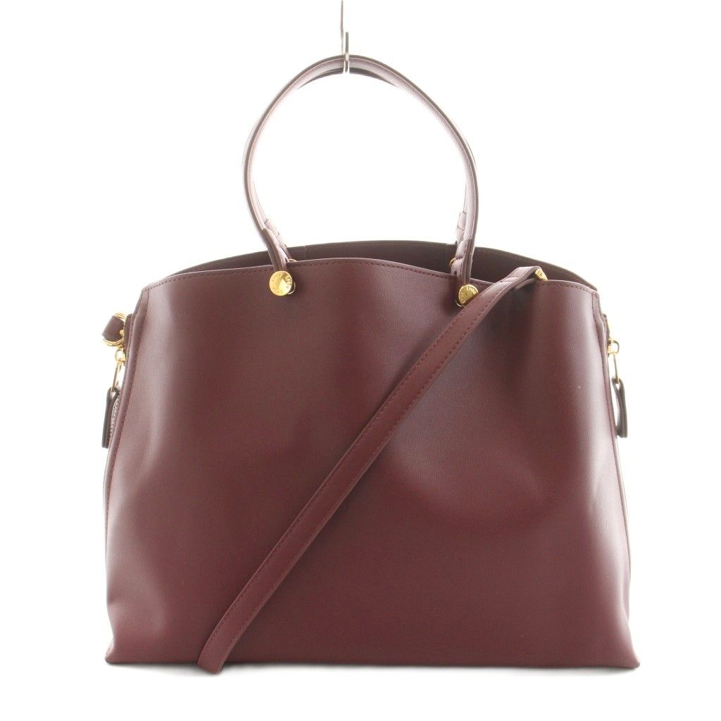 ロペ ROPE EPOR Y BAG ショルダーバッグ トートバッグ フェイクレザー ボルドー /KU