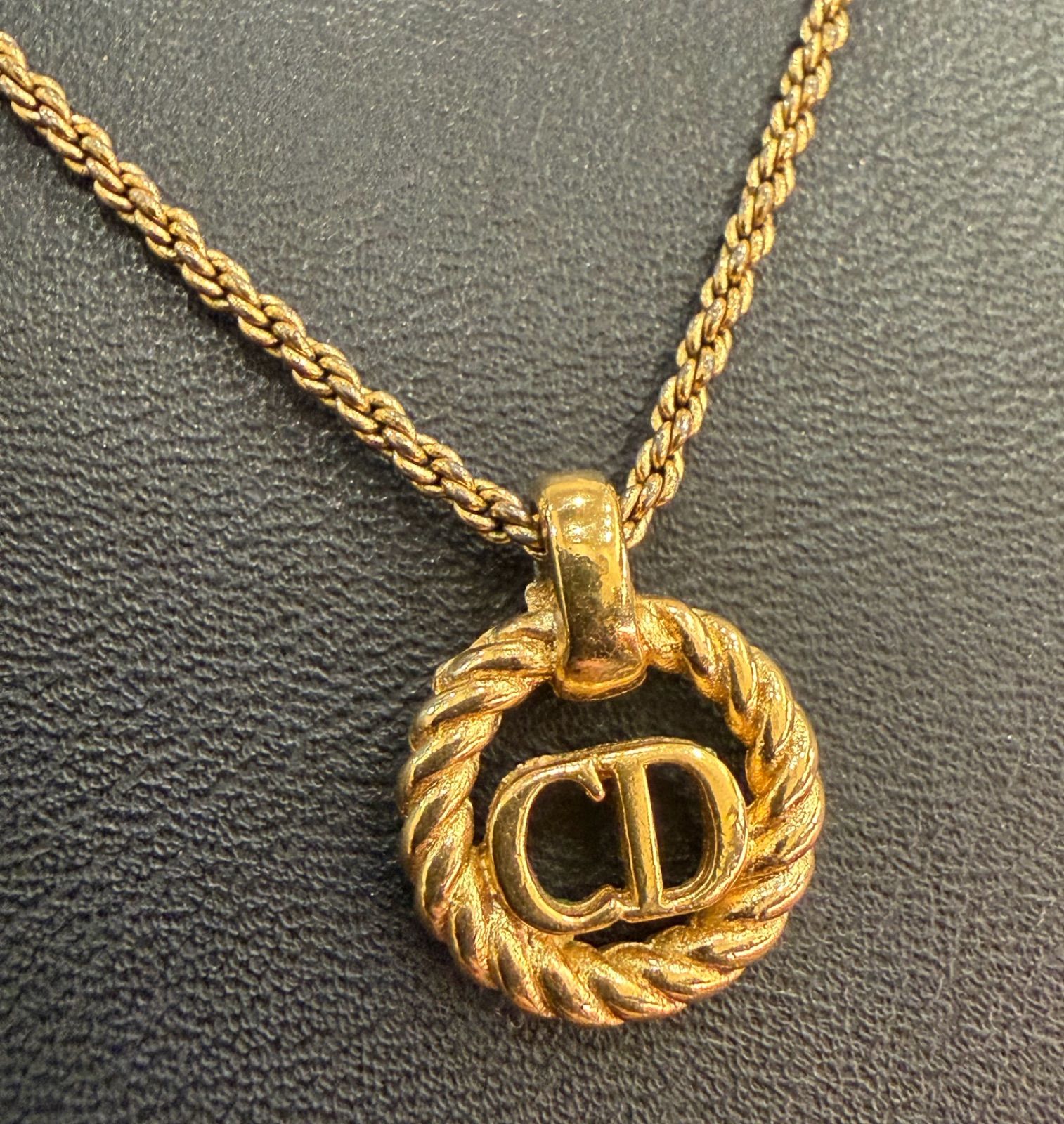 ☆NA6012 ヴィンテージ！ Christian Dior ディオール CDロゴ サークル