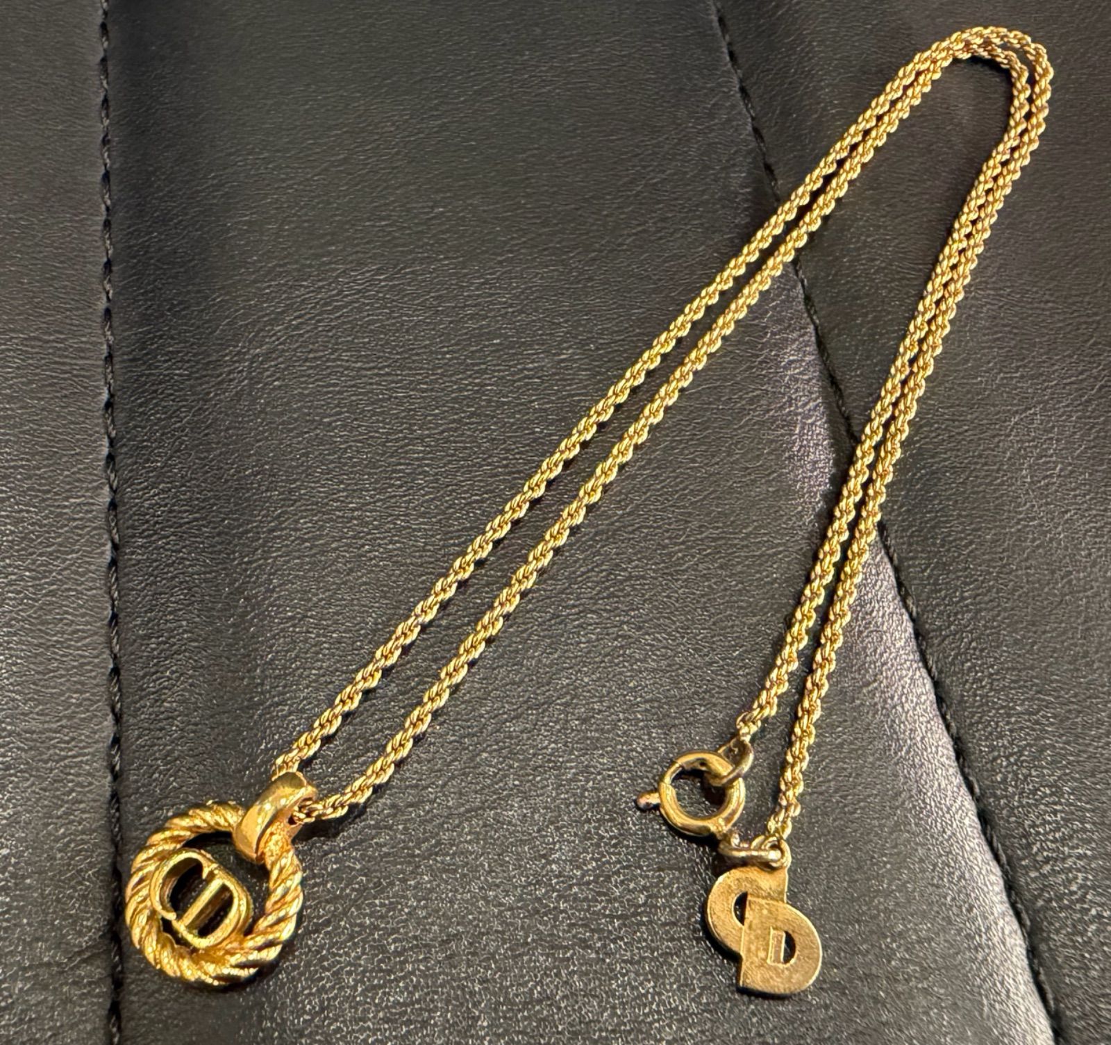 ☆NA6012 ヴィンテージ！ Christian Dior ディオール CDロゴ サークル
