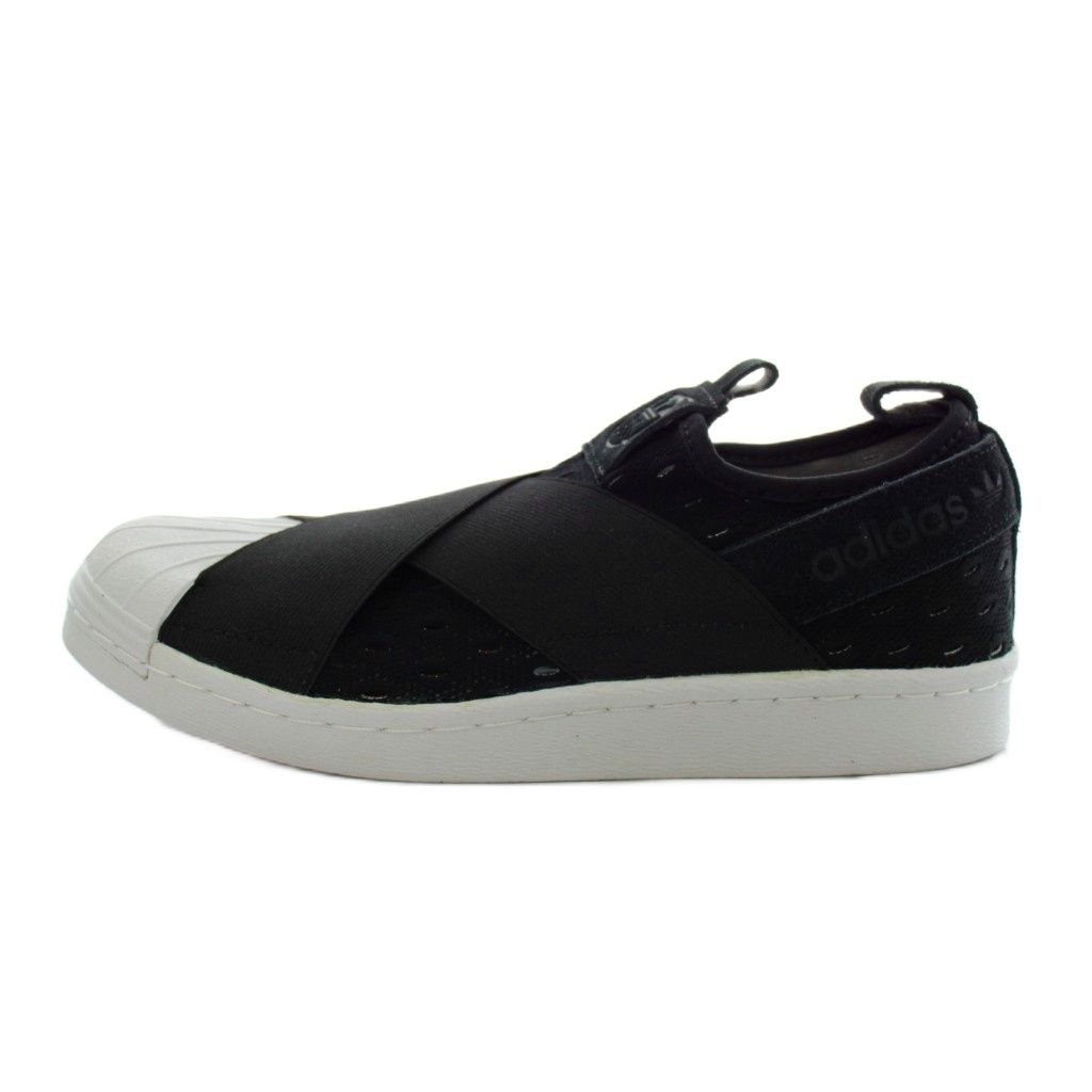 アディダスオリジナルス adidas originals スーパースター Superstar スリッポン シューズ 24.0cm 黒 ブラック S74986 /AN23