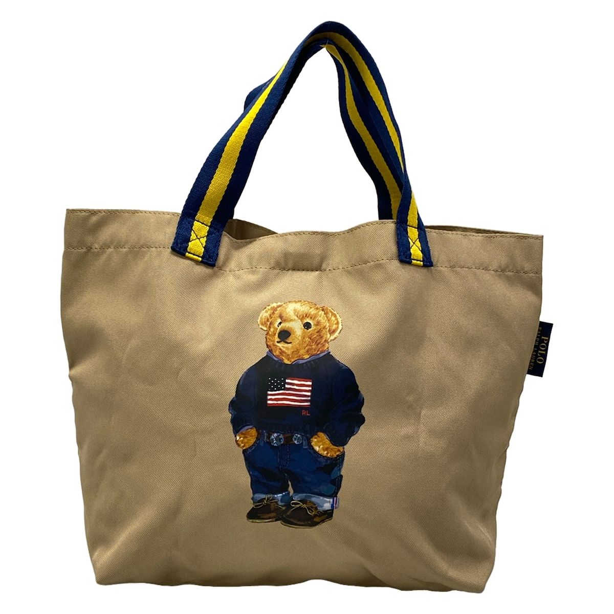 POLObyRalphLauren(ポロラルフローレン) トートバッグ美品 - ベージュ 