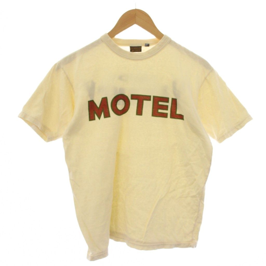 フリーホイーラーズ FREEWHEELERS Tシャツ カットソー 半袖 プリント 38 ベージュ /BM