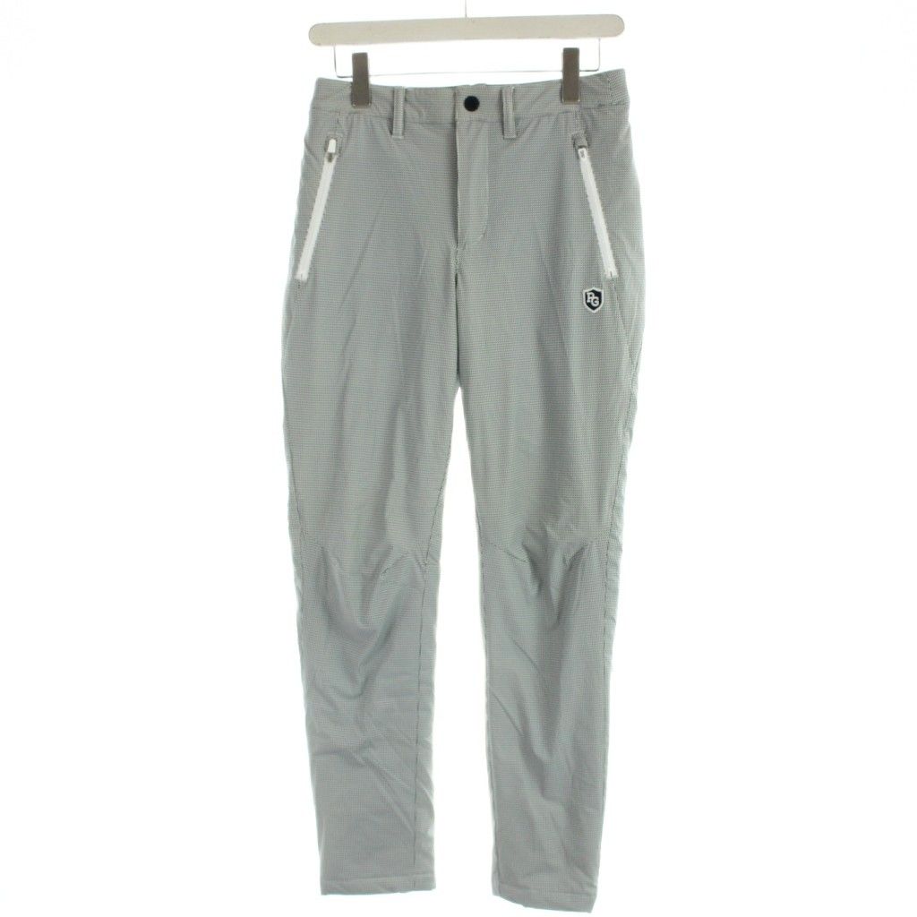 パーリーゲイツ PEARLY GATES スラックスパンツ ジップフライ 総柄 0 黒 白 055-2131104 /BM