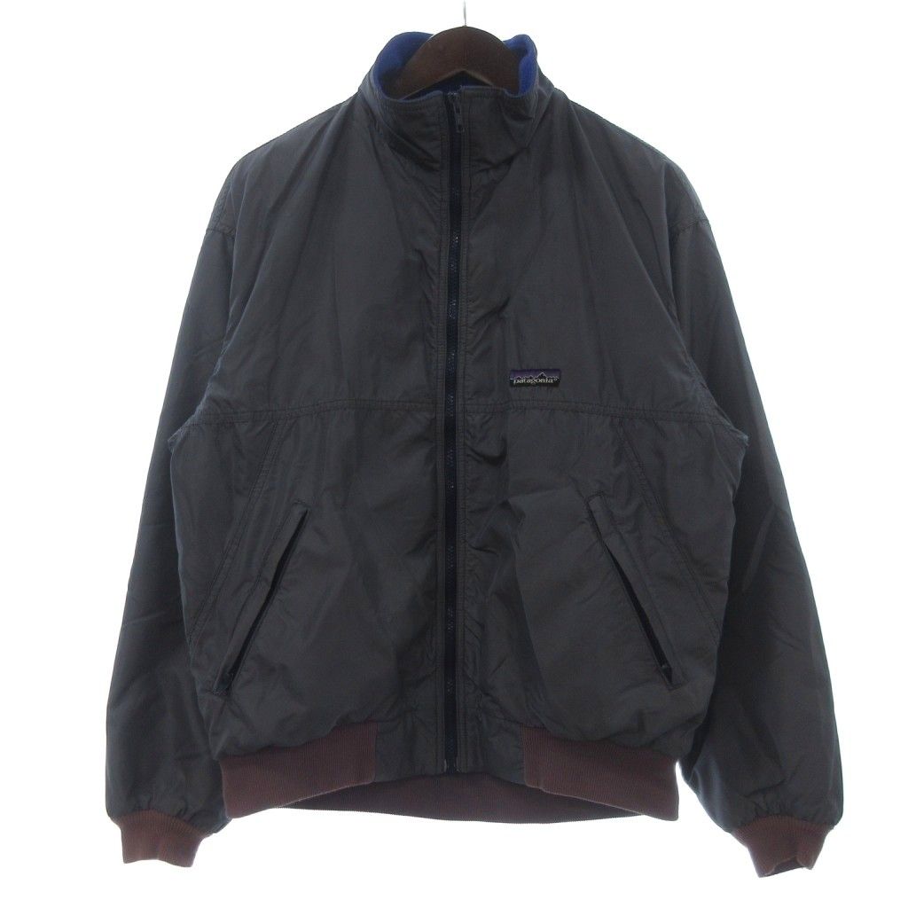 パタゴニア Patagonia 米国製 SHELLED SYNCHILLA JACKET シェルドシンチラジャケット ジップアップ 長袖 M グレー ■GY28 ☆AA★
