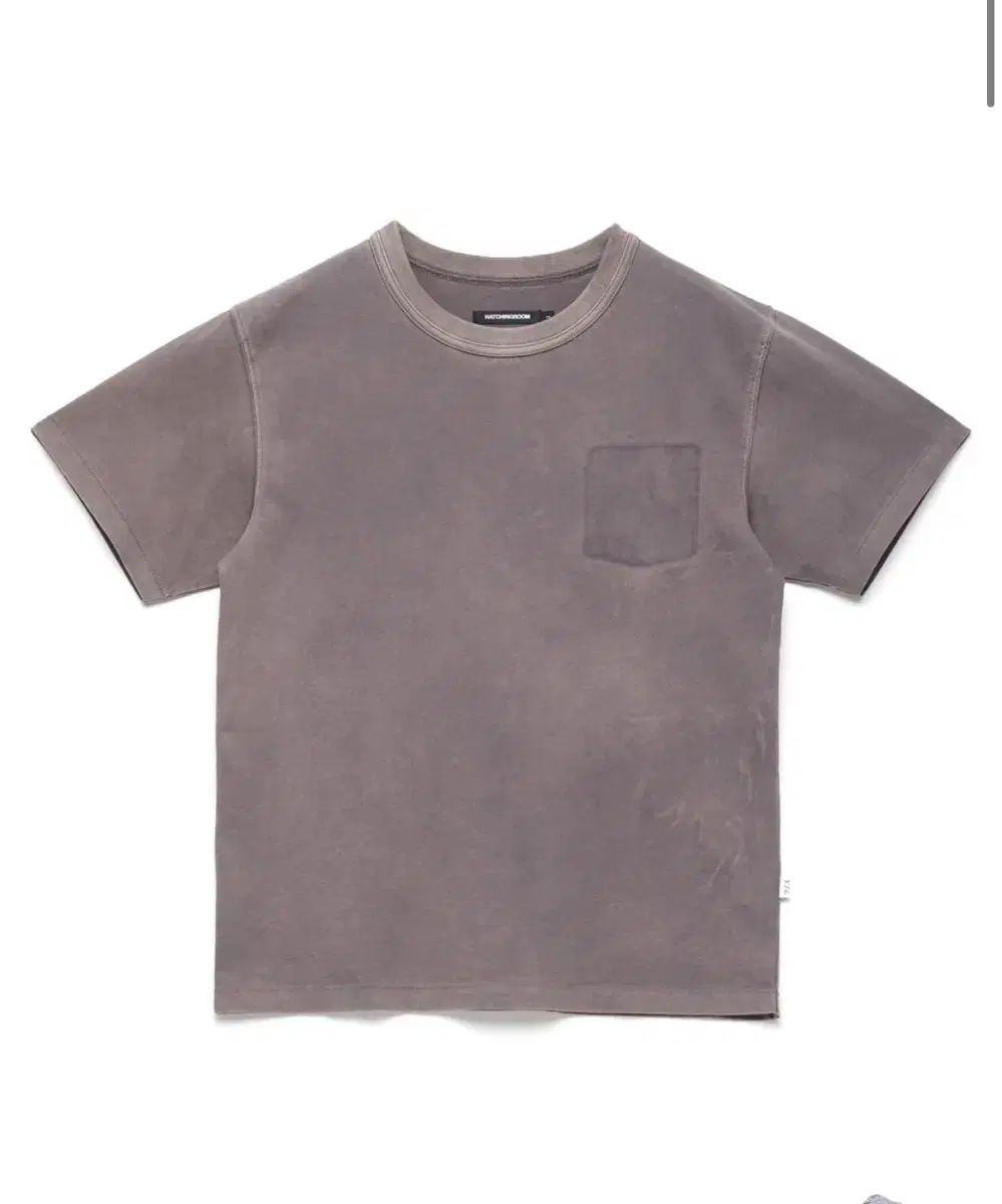 Hatchingroom Bleached Tシャツ パープルグレー 3サイズ