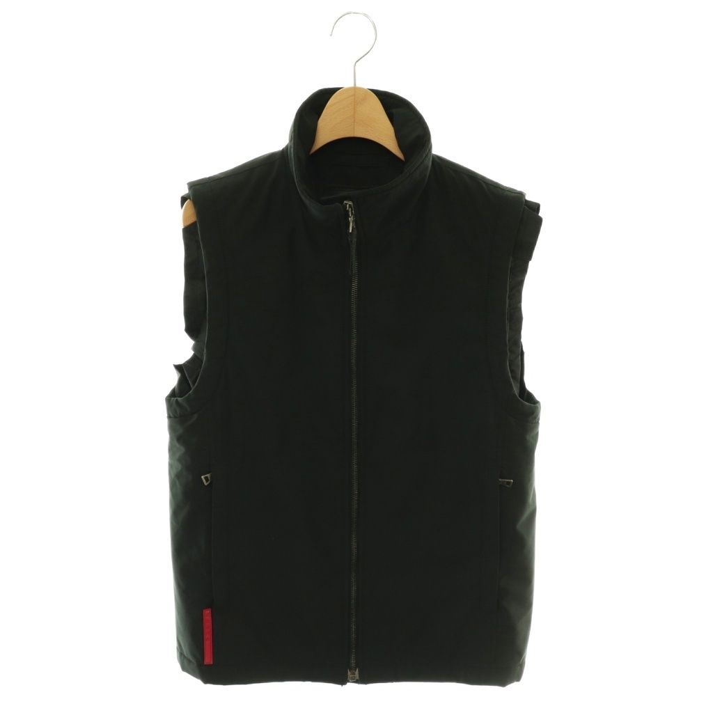 プラダ PRADA SPORTS SGA81B ナイロンベスト ゴアテックス 黒 ブラック /SY ■OS