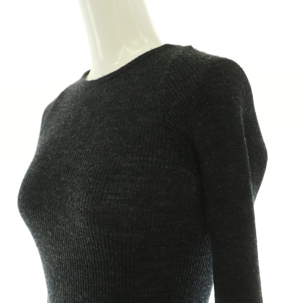 オーラリー AURALEE 24AW WOOL SOFT RIB CREW NECK ウールソフトリブ 