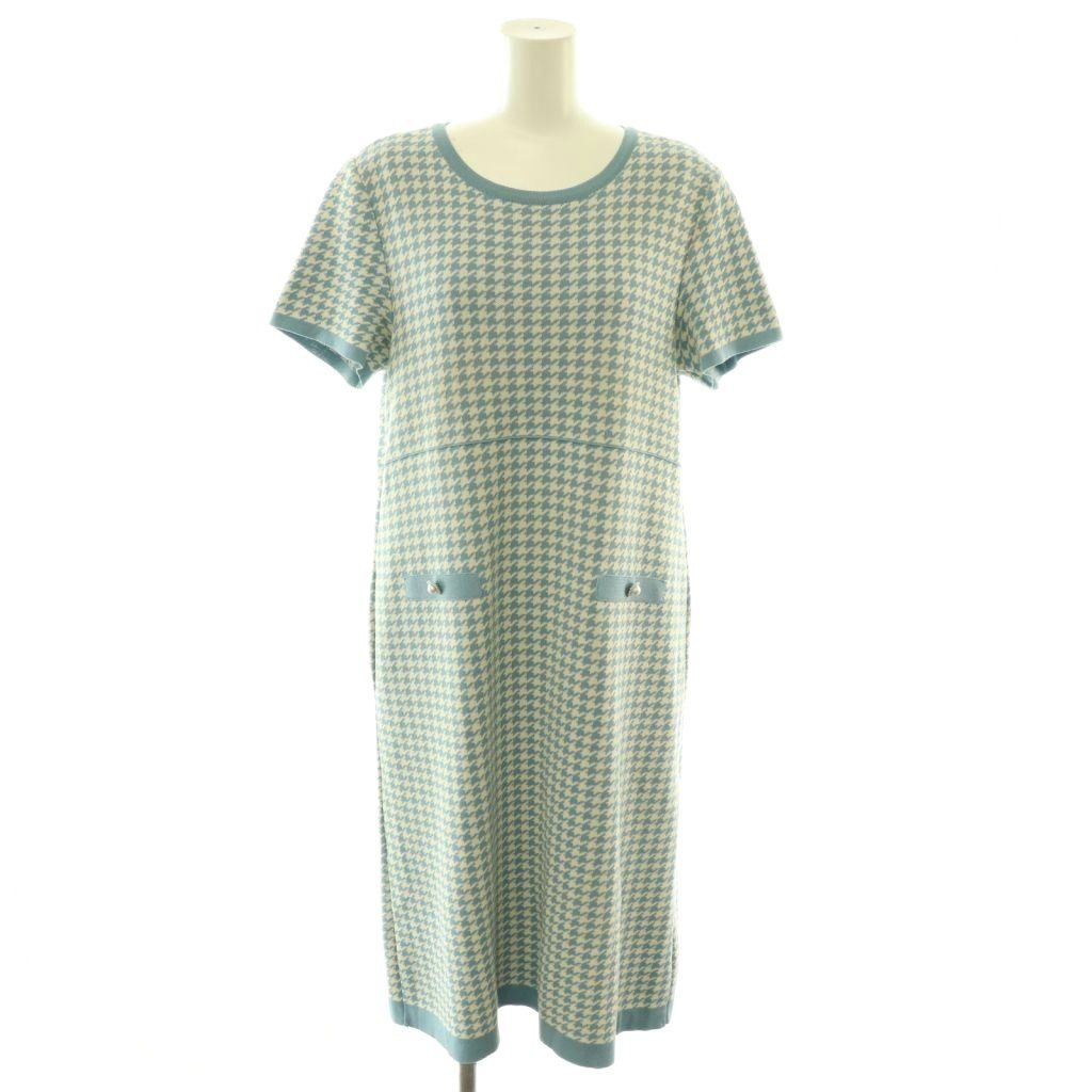 フォクシーのニットワンピース フォクシー FOXEY 44399 Knit Dress Quinn ワンピース ニット 半袖 40