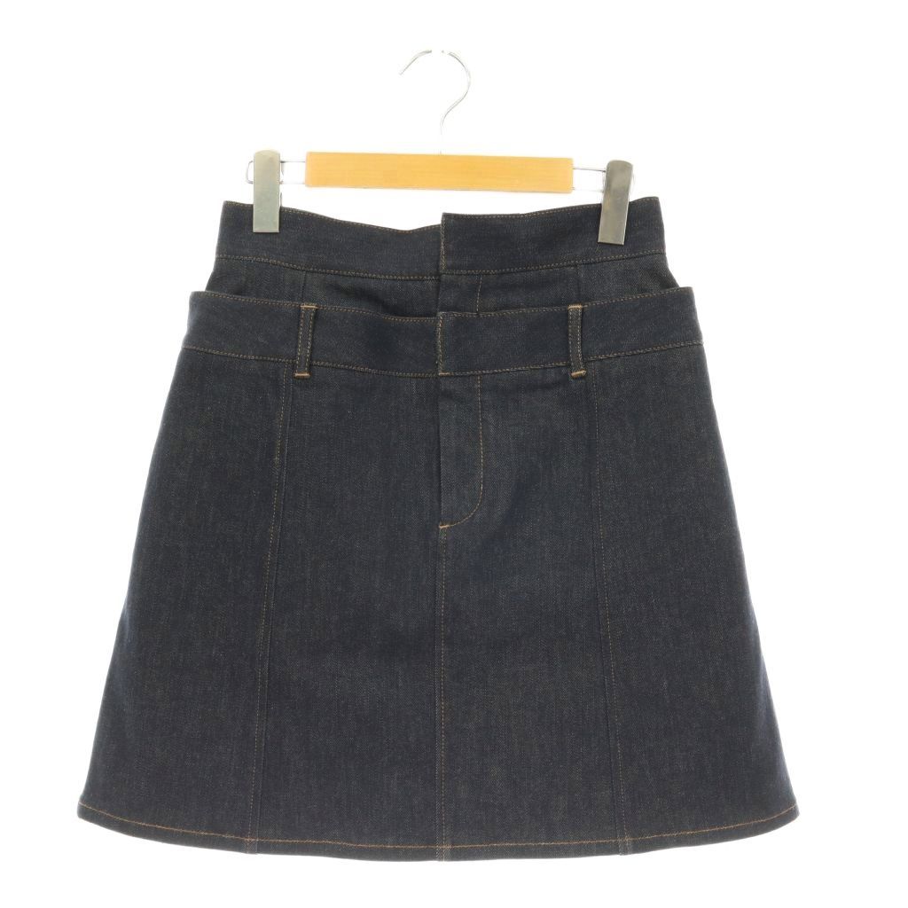 アディアム ADEAM Ivy Mini Skirt スカート ミニ 台形 2 ネイビー 42681 /DO ■OS
