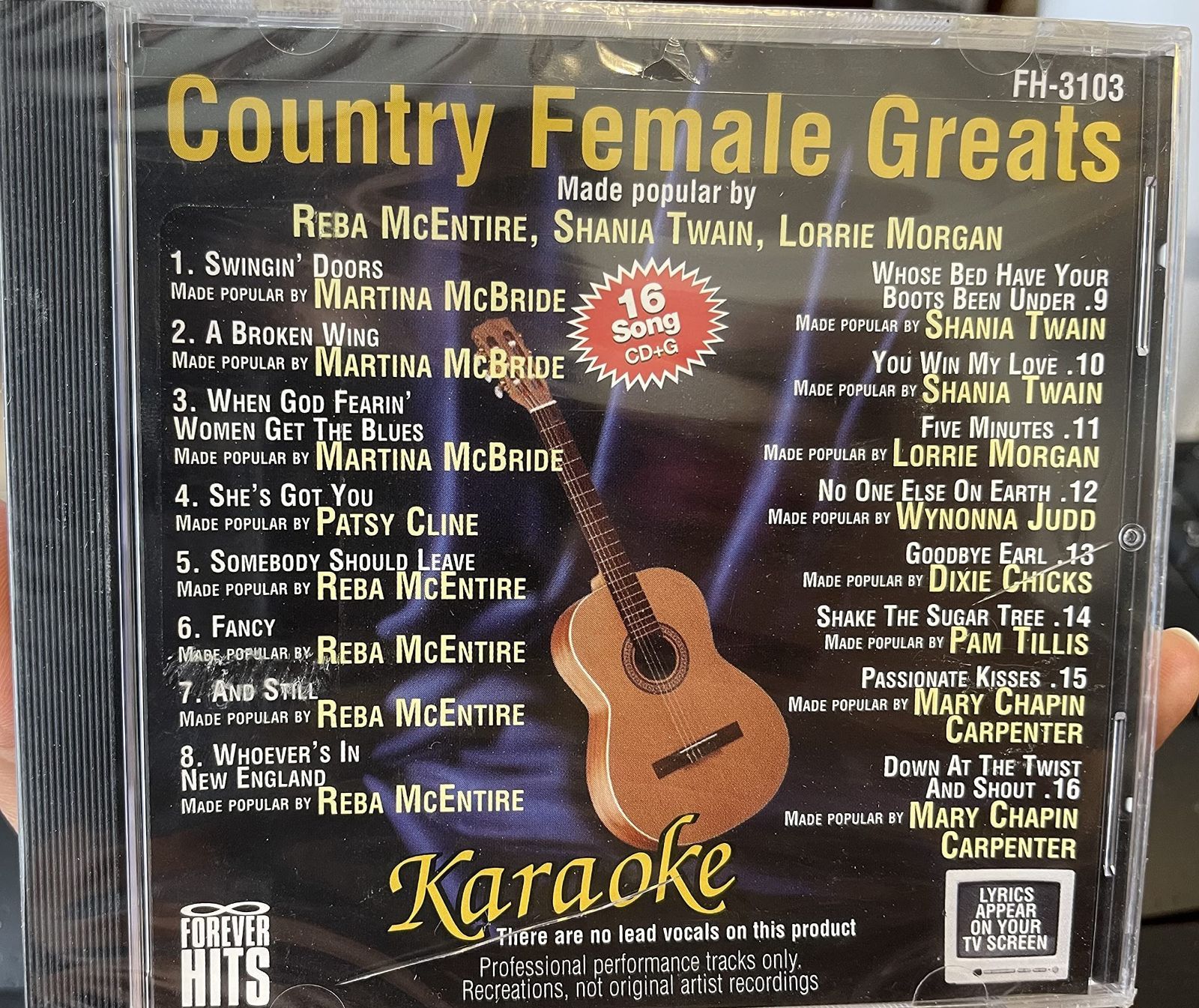 【CD】Karaoke: Country Female Hits