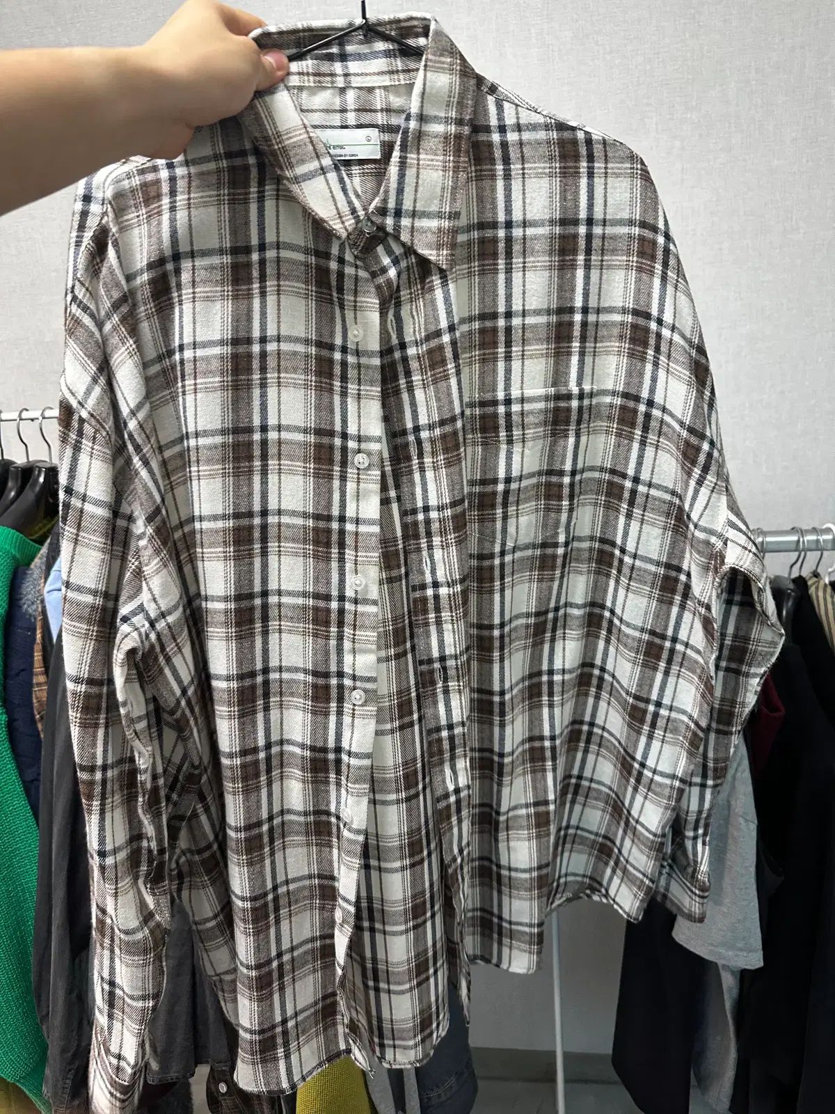 105-110 チェック シャツ