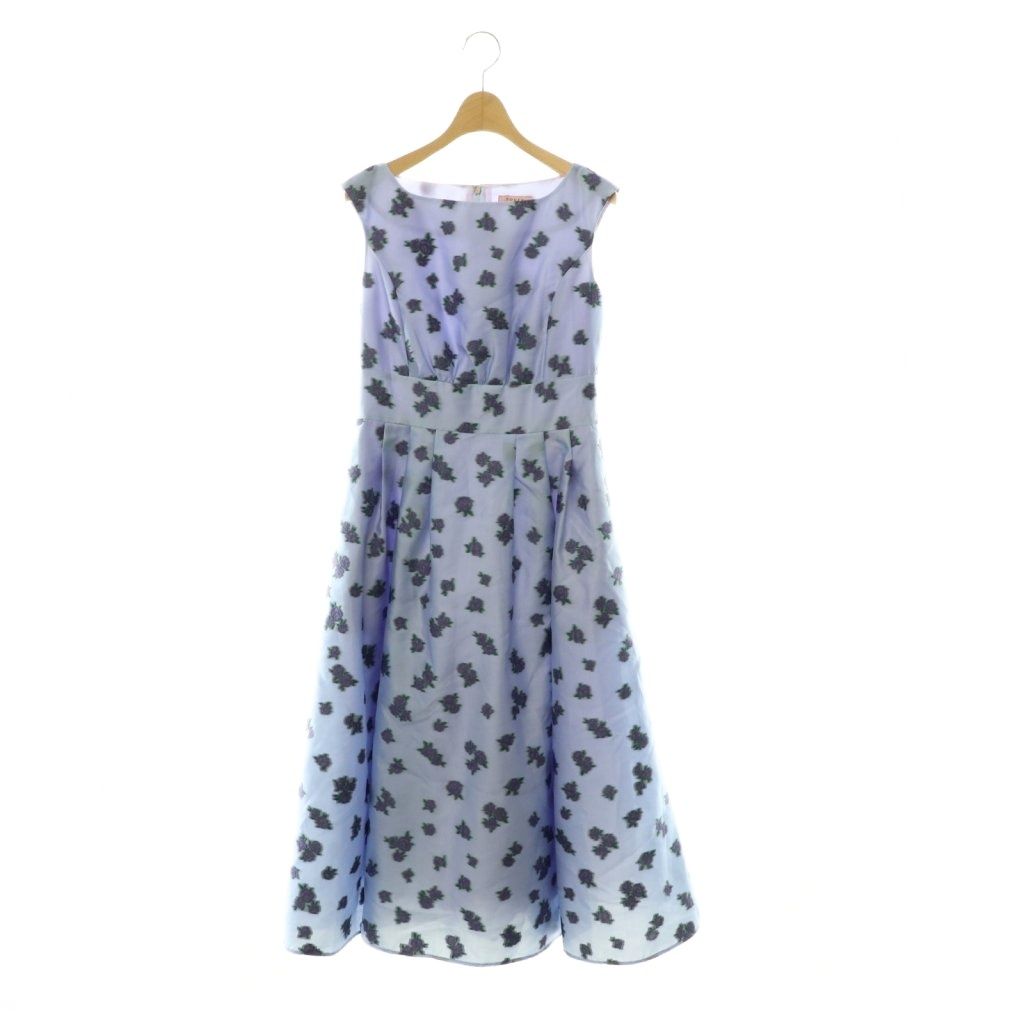 トッカ TOCCA 25AW BOUQUET OF BEAUTY ドレス ワンピース ノースリーブ ロング 花柄 00 ラベンダー OPTOGW0345 /NR ■OS