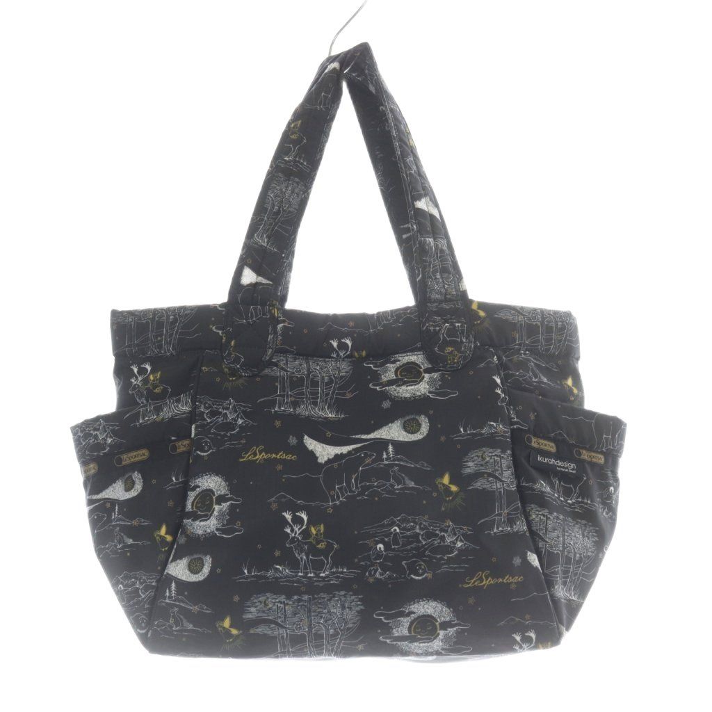 レスポートサック LesportSAC ササキハルキ イクラデザイン トートバッグ ハンドバッグ 黒