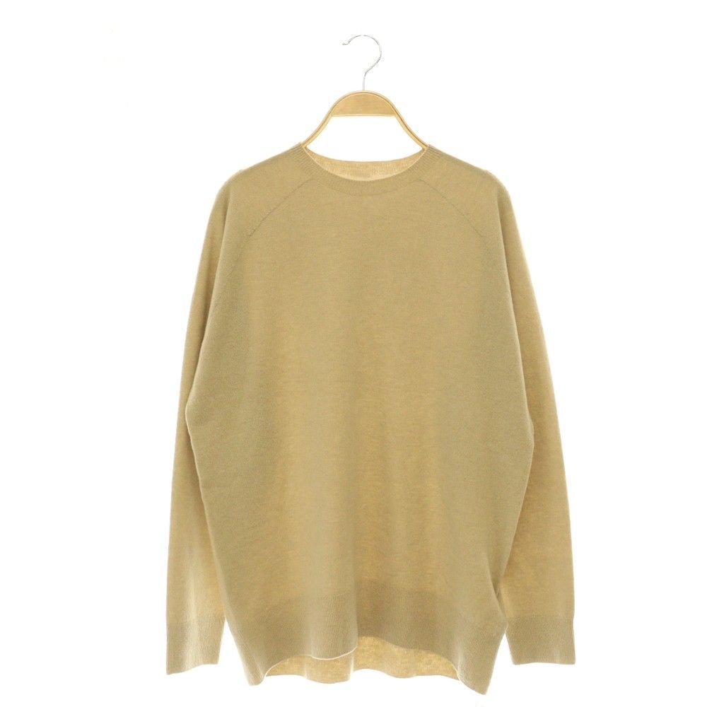 ミューズ ドゥーズィエム クラス MUSE de Deuxieme Classe CAPRI クルーネック プルオーバー ニット セーター 長袖 ベージュ /HK ■OS