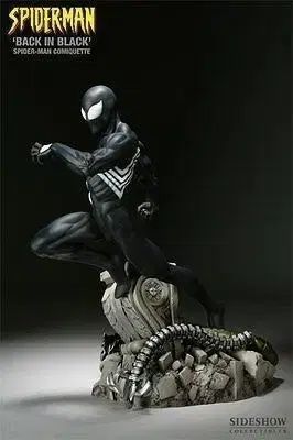 サイドショウ バッグ IN ブラック スパイダーマン スタチュー 出品