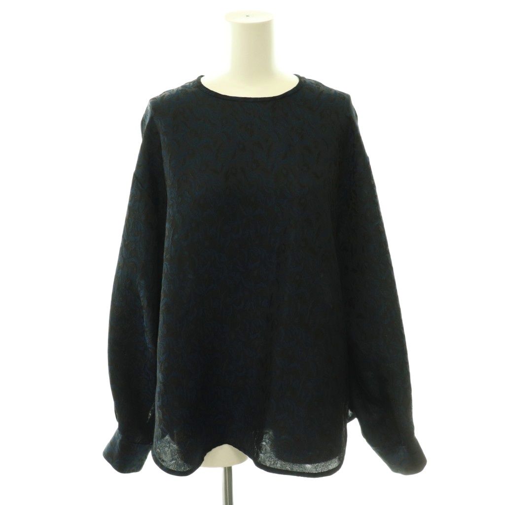 フローレント FLORENT 24AW ボタニカルジャガードブラウス プル 