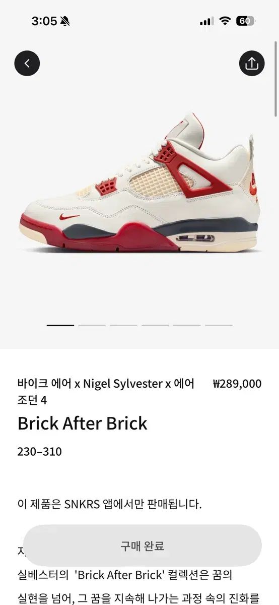 270 NIKE エア ジョーダン 4 ナイジェル