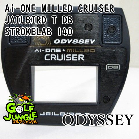 【中古】パター オデッセイ Ai-ONE MILLED CRUISER JAILBIRD T DB STROKELAB 140 3パター スチールシャフト おすすめ メンズ 右 [3582]