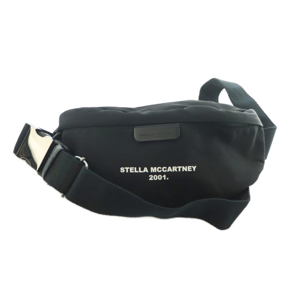 ステラマッカートニー STELLA McCARTNEY ボディバッグ ロゴプリント ロゴショルダー 黒 W8499 /MI ■OS