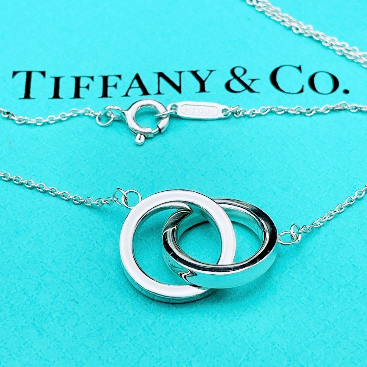 ◇ティファニー◇新品仕上済 Tiffany&Co. 1837 インターロッキング ネックレス Ag925 ブランド 5.0g 16,425円