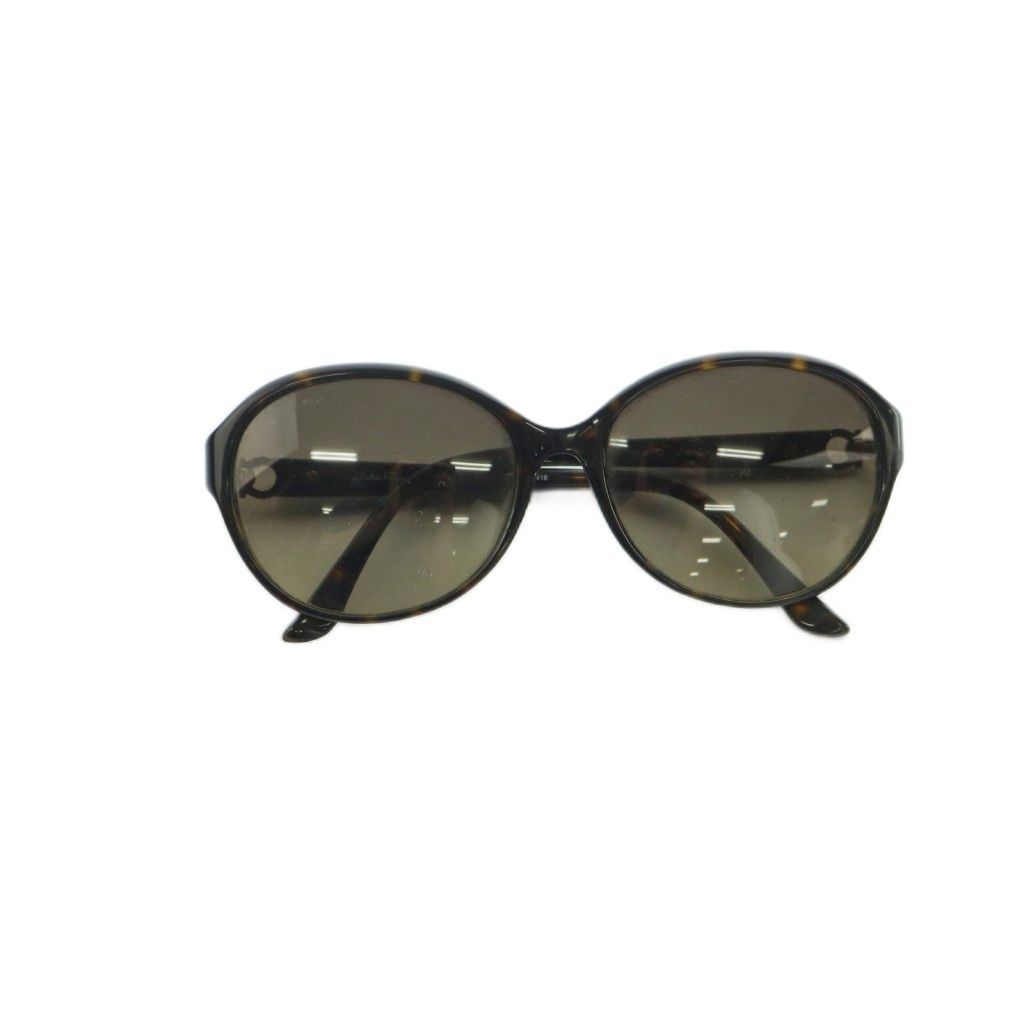 サルヴァトーレフェラガモ Salvatore Ferragamo サングラス 眼鏡 べっ甲柄 オーバル型 セルフレーム 56□16-135 ダークブラウン SF804SA /MI ■OS ■SH ■OH