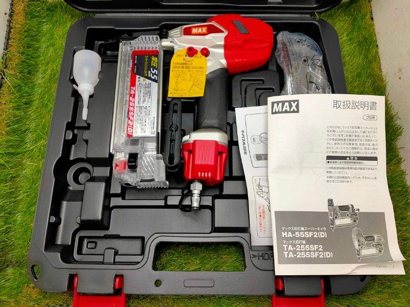 ☆MAX 釘打機 フィニッシュネイラ エアダスタ付 TA-255SF2(D)　未使用 26,000円