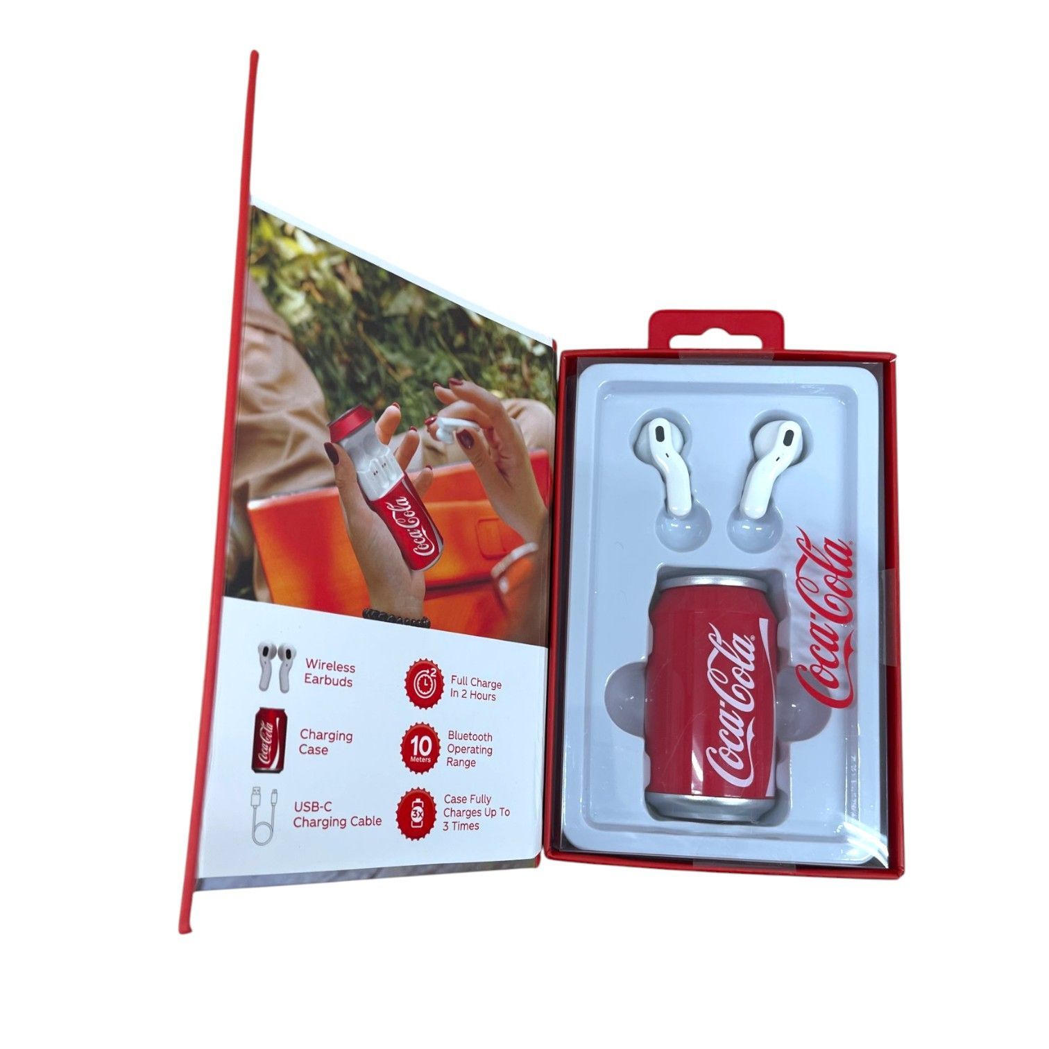 コカ・コーラ 2点セット ワイヤレスイヤホン・ステンレスボトル Coca