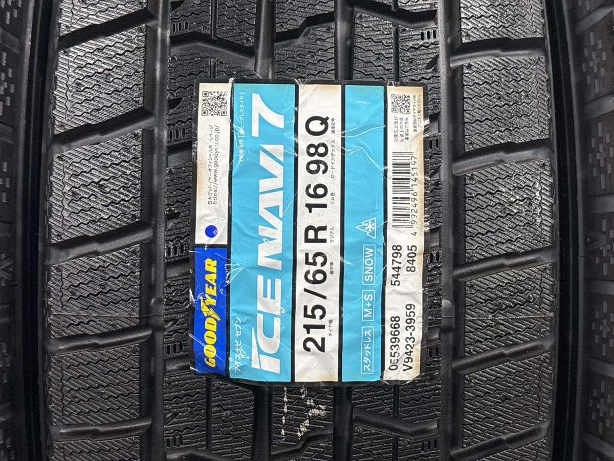 ラベル付き未使用品】グッドイヤー アイスナビ7 215/60R16 4本 23年製