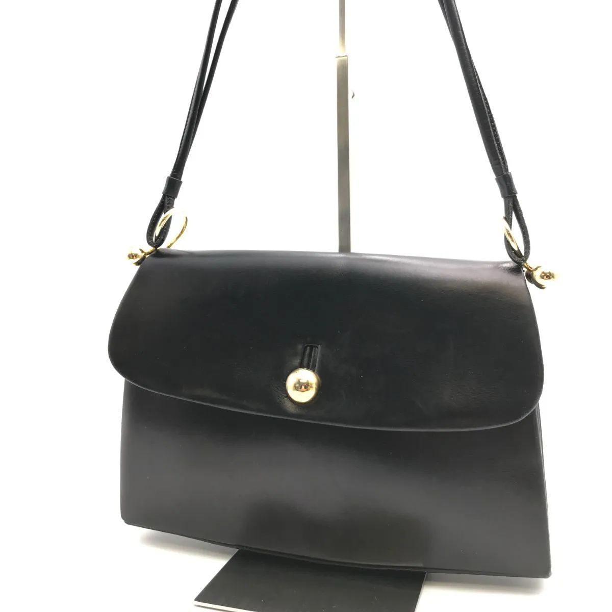Givenchy ジバンシー ショルダーバッグ フォーマル レザー ブラック系 