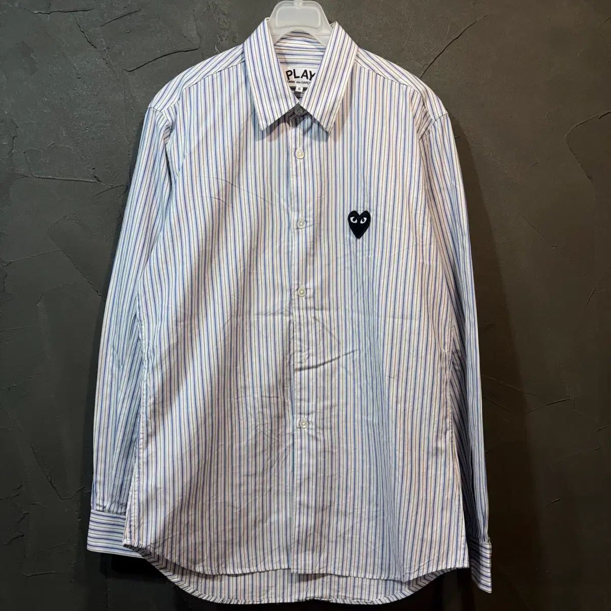 S コム・デ・ギャルソン COMME des GARCONS Play ストライプシャツ 