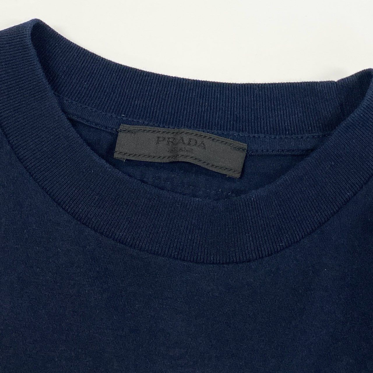46a30 PRADA プラダ 半袖Tシャツ クルーネックTシャツ 三角ロゴ 