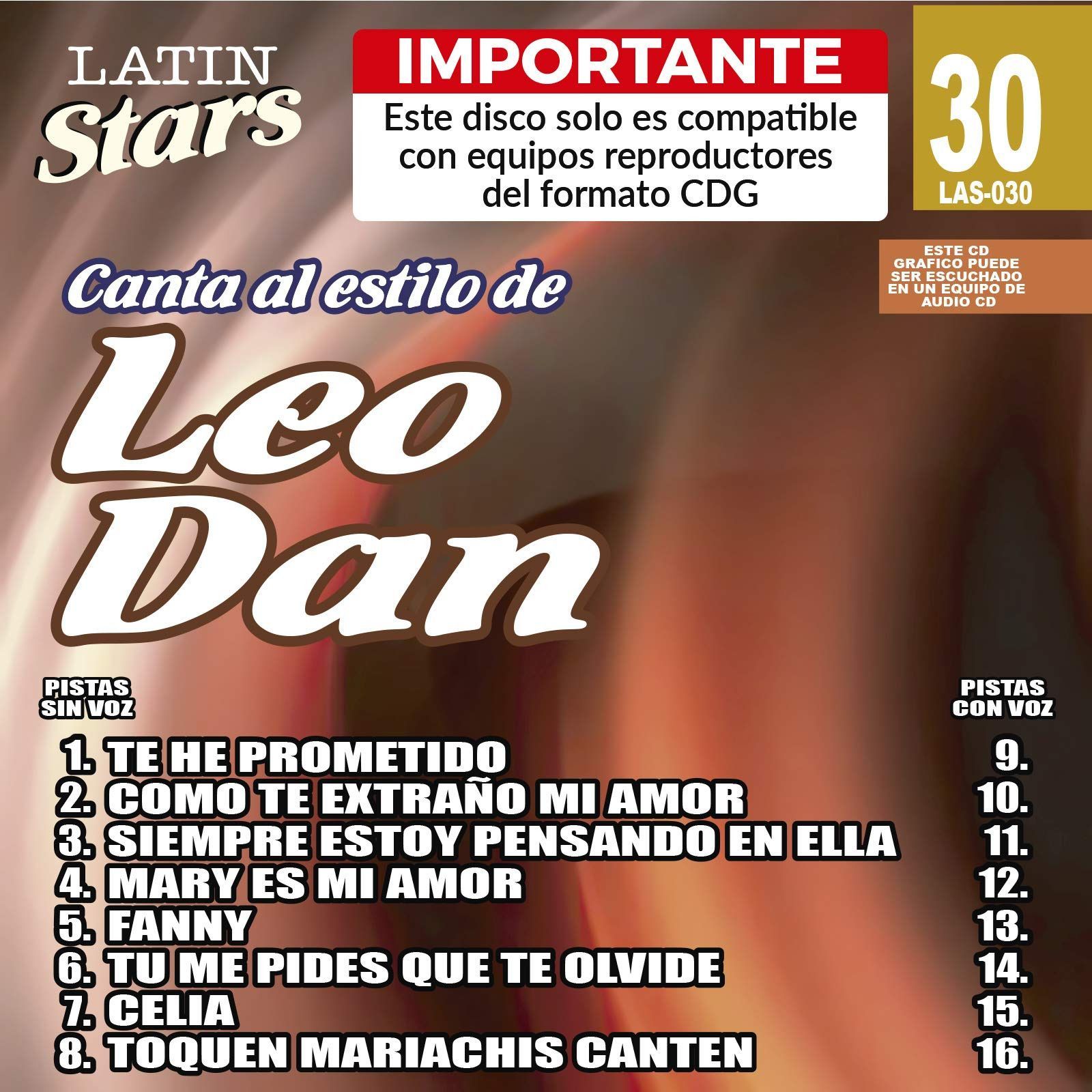 【CD】Karaoke: Leo Dan 1 - Latin Stars Karaoke