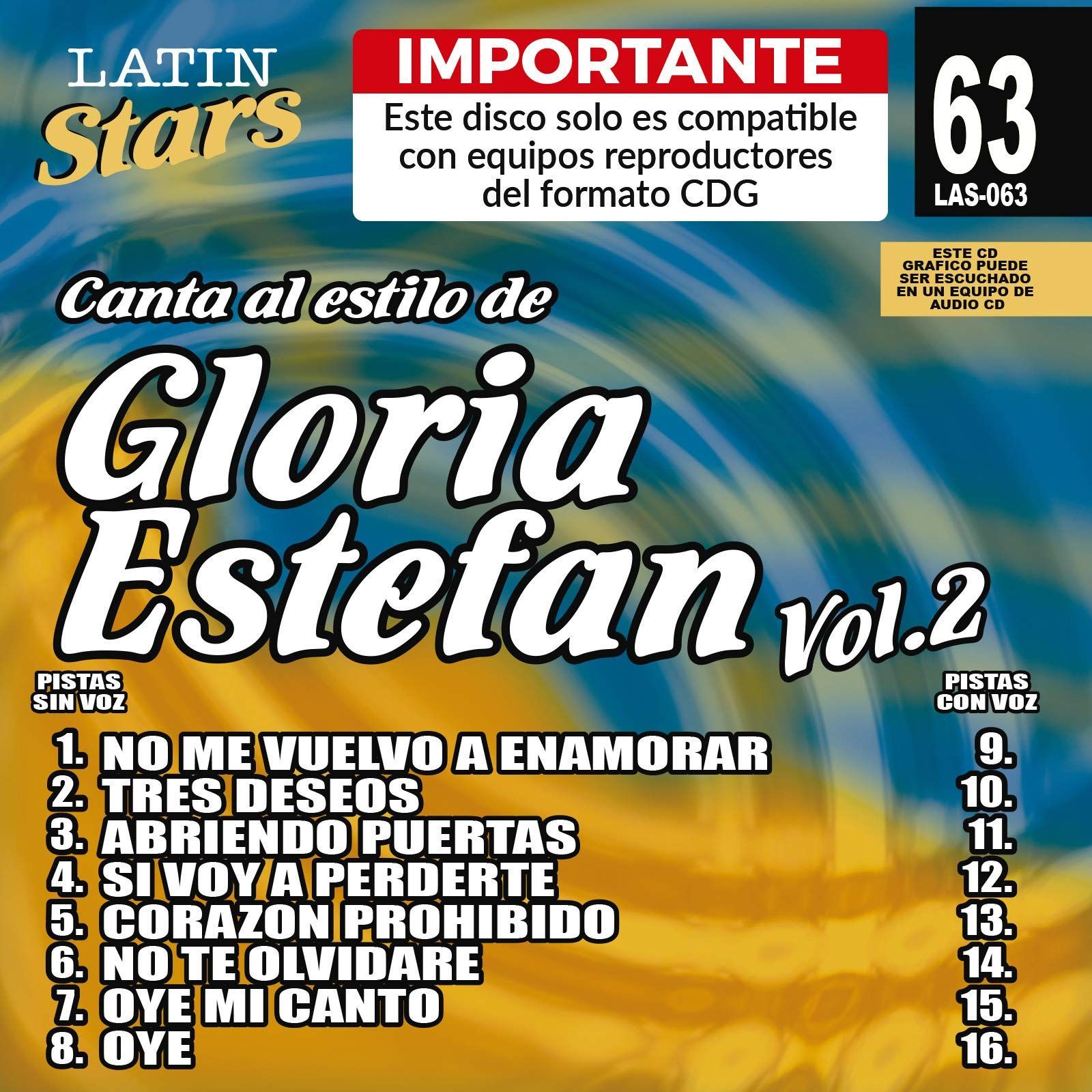 【CD】Karaoke: Gloria Estefan 2 - Latin Stars Karaoke