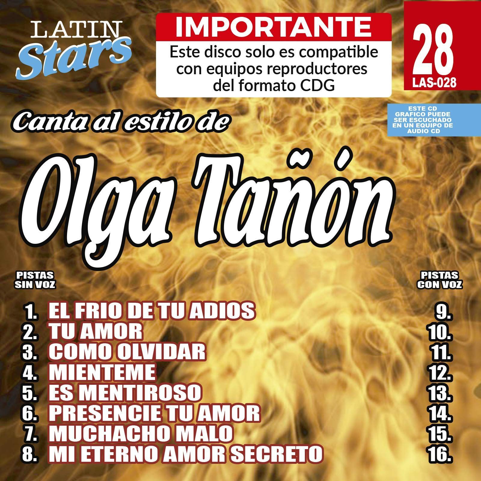 【CD】Karaoke: Olga Tanon 1 - Latin Stars Karaoke