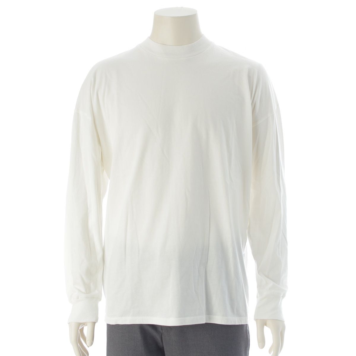 ザロウ DRAGO TOP ロングスリーブ シアー クルーネック 長袖シャツ 288-K291 ホワイト M【中古】