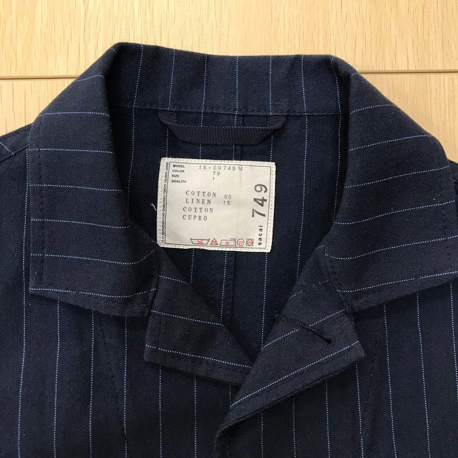 Sacai サカイ ベルテッドコート【F1317-004】 - メルカリ