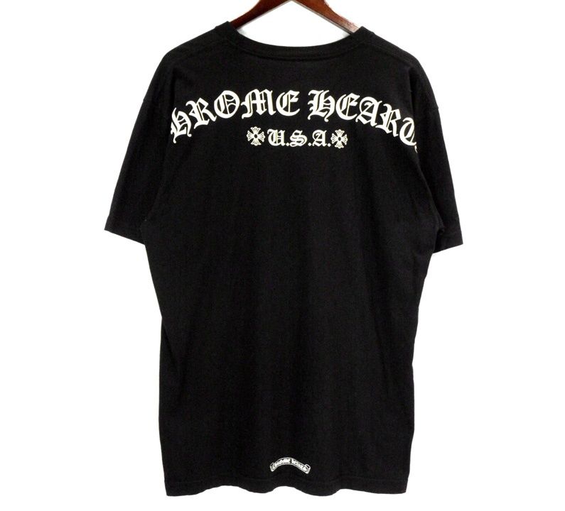 クロムハーツ CHROME HEARTS 【 CH T-SHRT 】 バック アーチ ロゴ プリント 半袖 Tシャツ n11220
