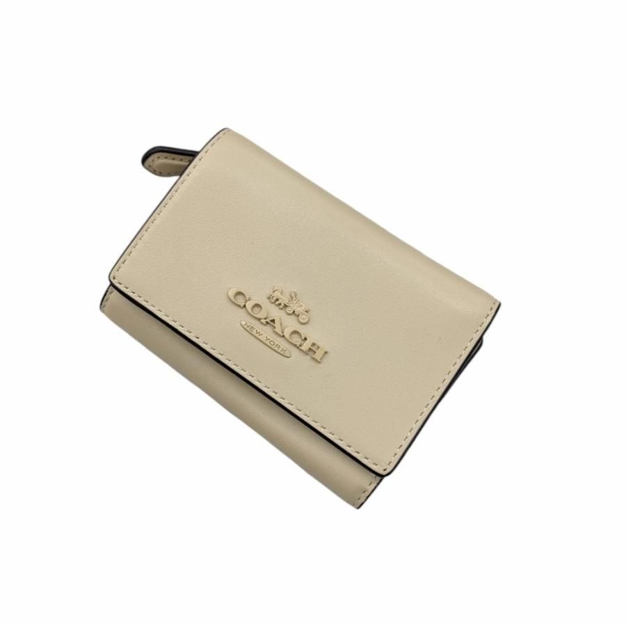 COACH コーチ 3つ折り財布 マイクロウォレット CP260 ベージュ系 サイズ 652310 10,062円