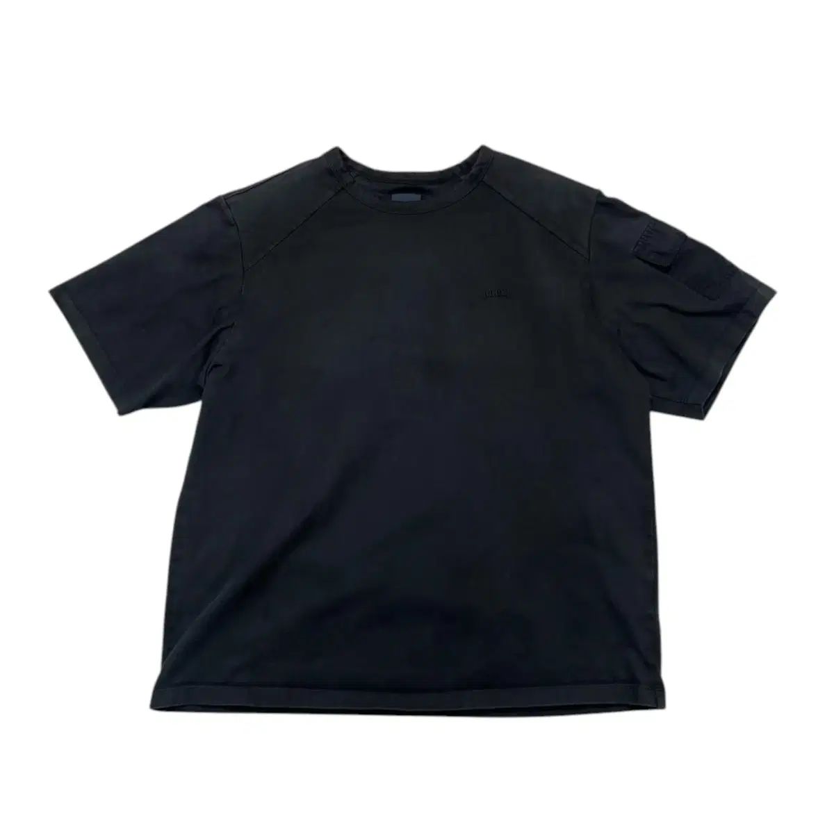 ジュンジェイ Juun.J ブラック ロゴ ポケット 半袖 Tシャツ L