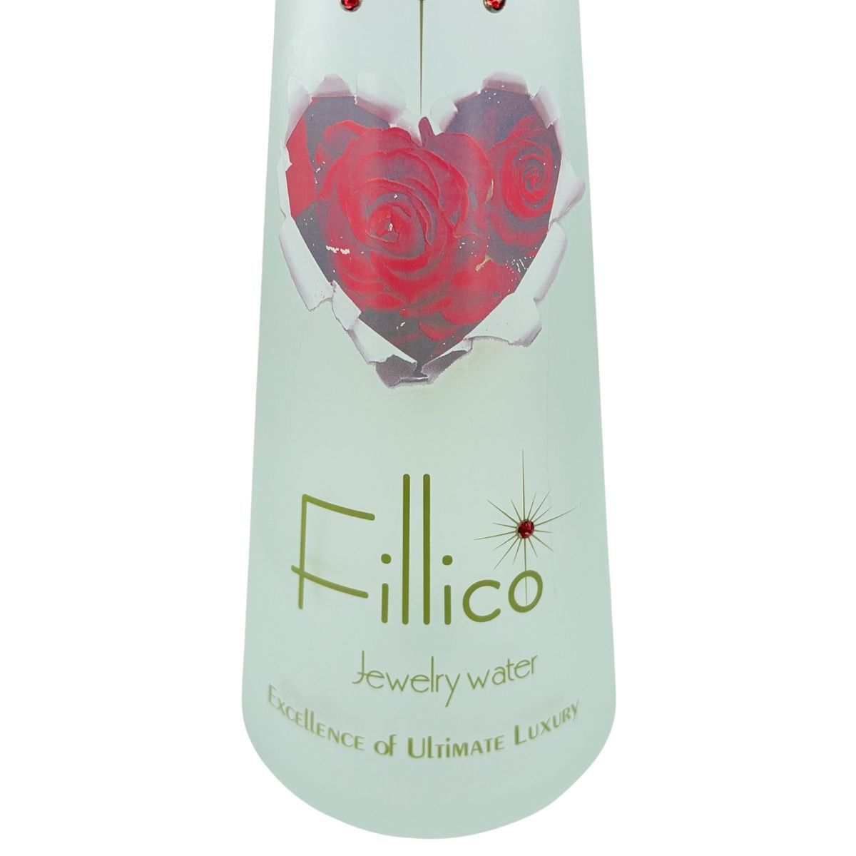 中古】 空ボトル Fillico フィリコ 置物 クリア ハートローズ ボトル