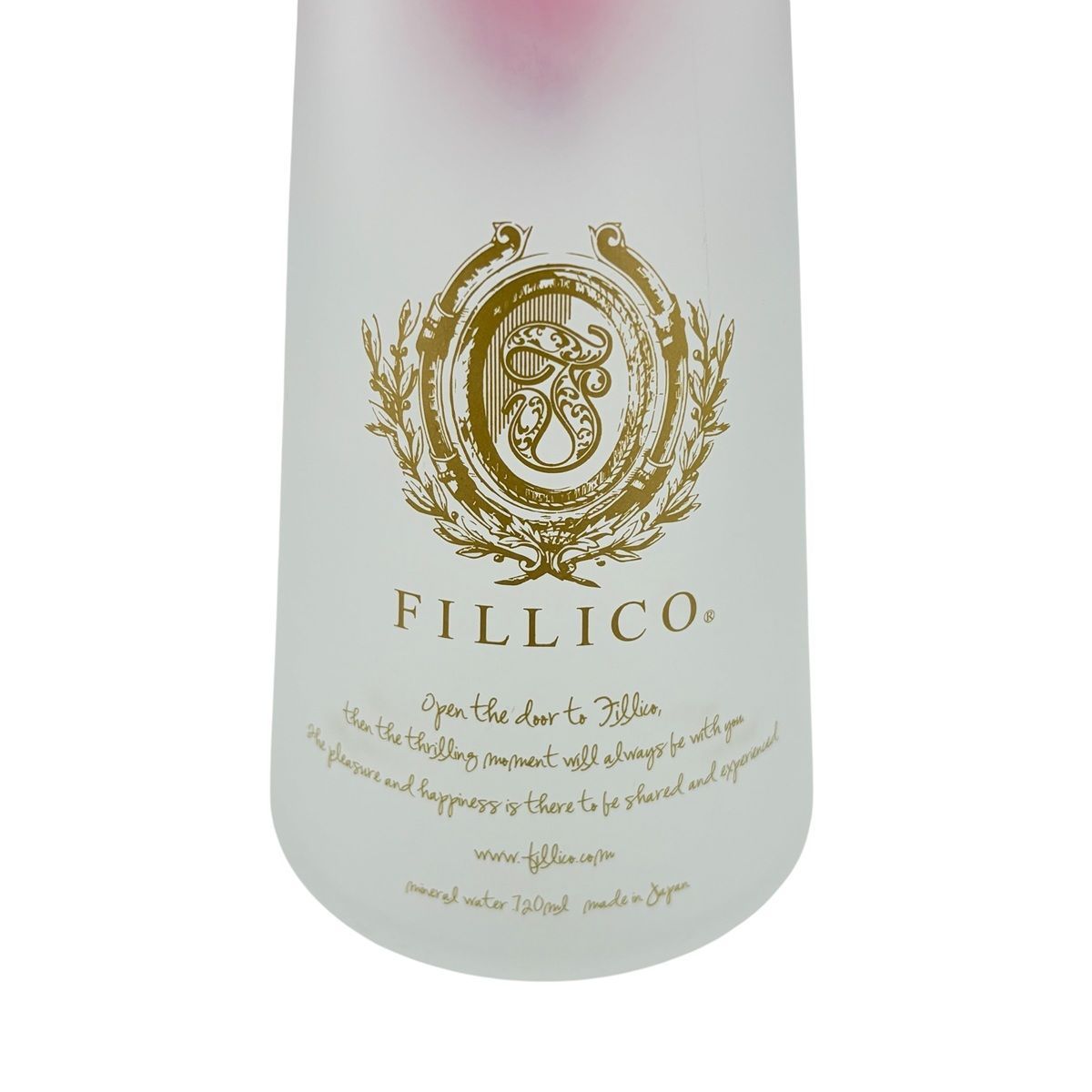 中古】 空ボトル Fillico フィリコ 置物 クリア ハートローズ ボトル