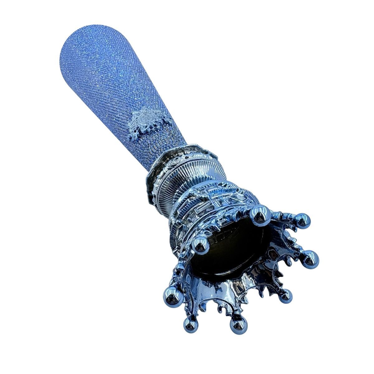 中古】フィリコ Fillico 空ボトル ラメストーン ブルー 青 飾りボトル