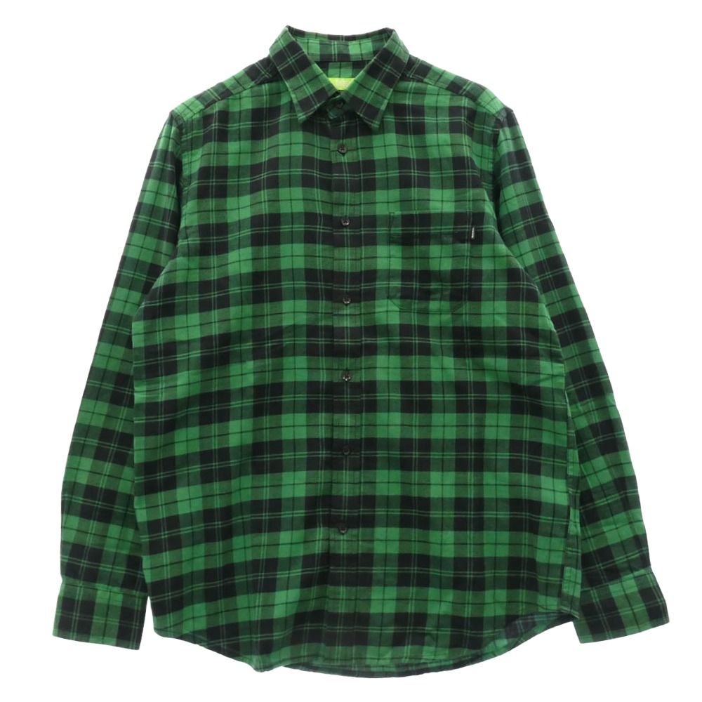 DIESEL ディーゼル A01364-S-MOI-CHK-0EBAD チェック 長袖 シャツ グリーン グリーン系 M【中古】