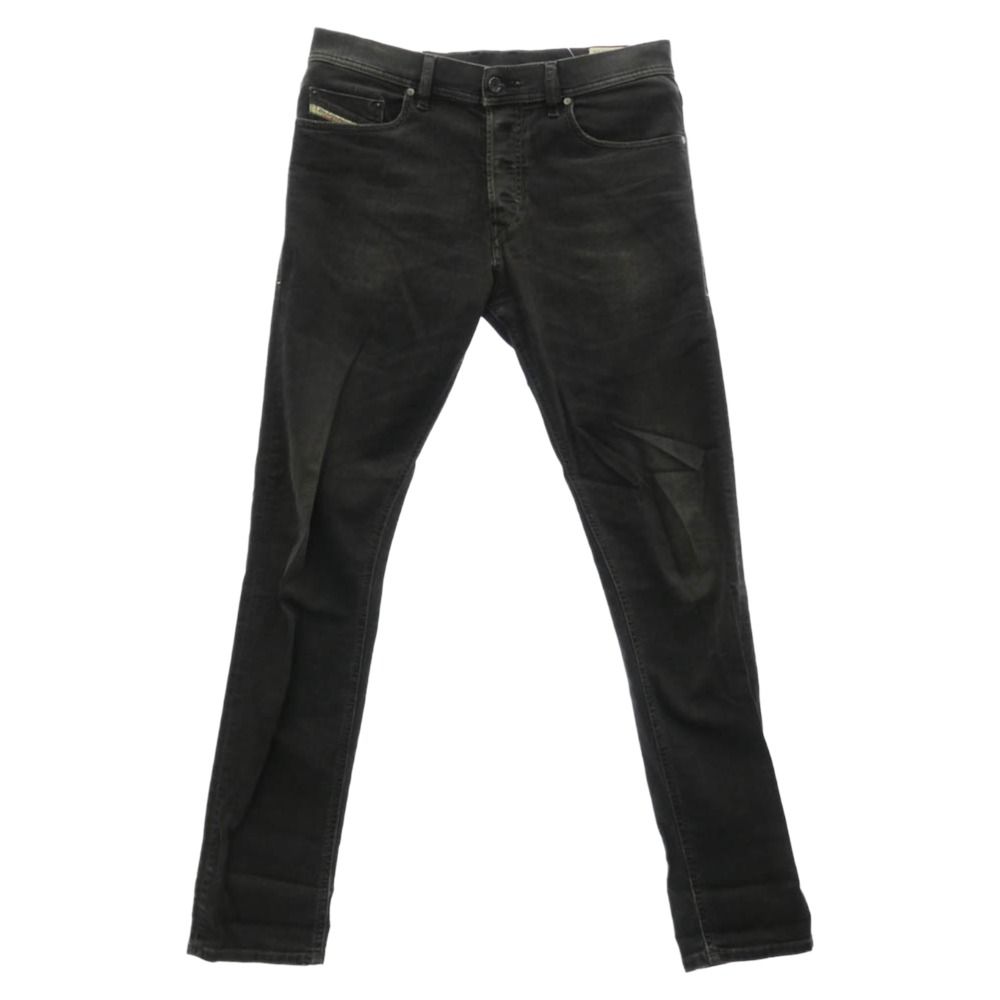 DIESEL ディーゼル TEPPHAR WASH0803E STRETCH SLIM-CARROT ストレッチ コーティング加工 ボタンフライ スキニーデニム ブラック系 31【中古】