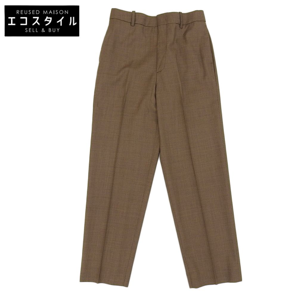 Erika Cavallini エリカカヴァリーニ 美品 erika cavallini エリカカヴァリーニ GUABELLO ウール スラックス パンツ ボトムス レディース ブラウン 40 40