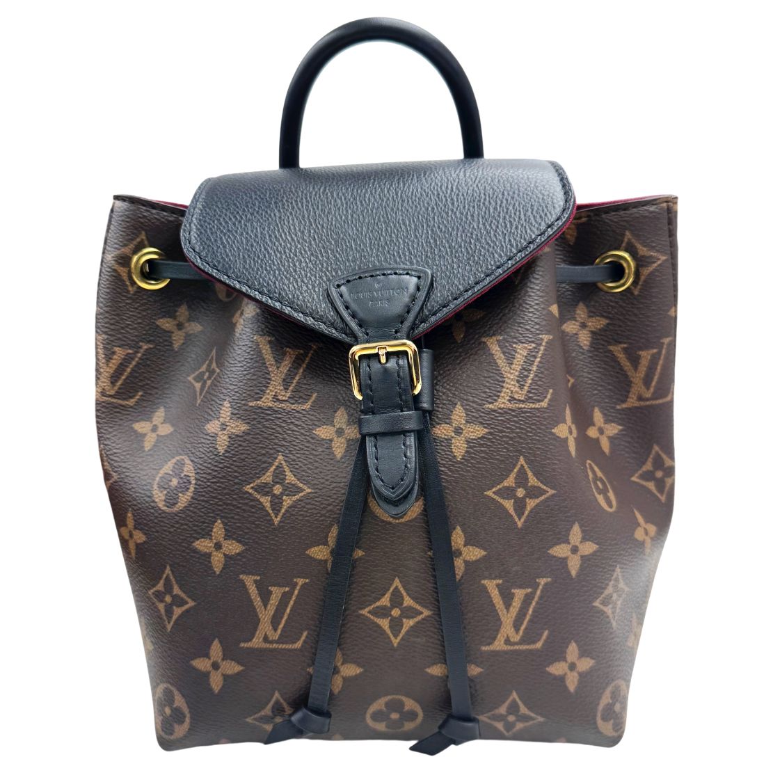 【中古】LOUIS VUITTON ルイヴィトン モンスリNMBB M45516 SA3230 モノグラム レザー リュック リュックサック バックパック ノワール お出かけ お洒落 人気 カジュアル デイリー LV ヴィトン 【ブランドギャラリー心斎橋店】