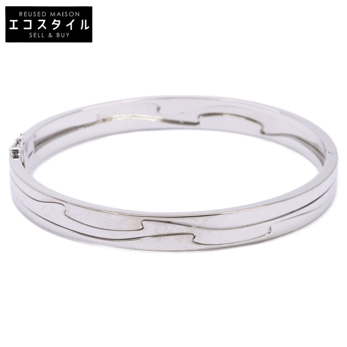 GEORG JENSEN　ジョージジェンセン　K18WG 3ロウ フュージョン　M(165mm)
