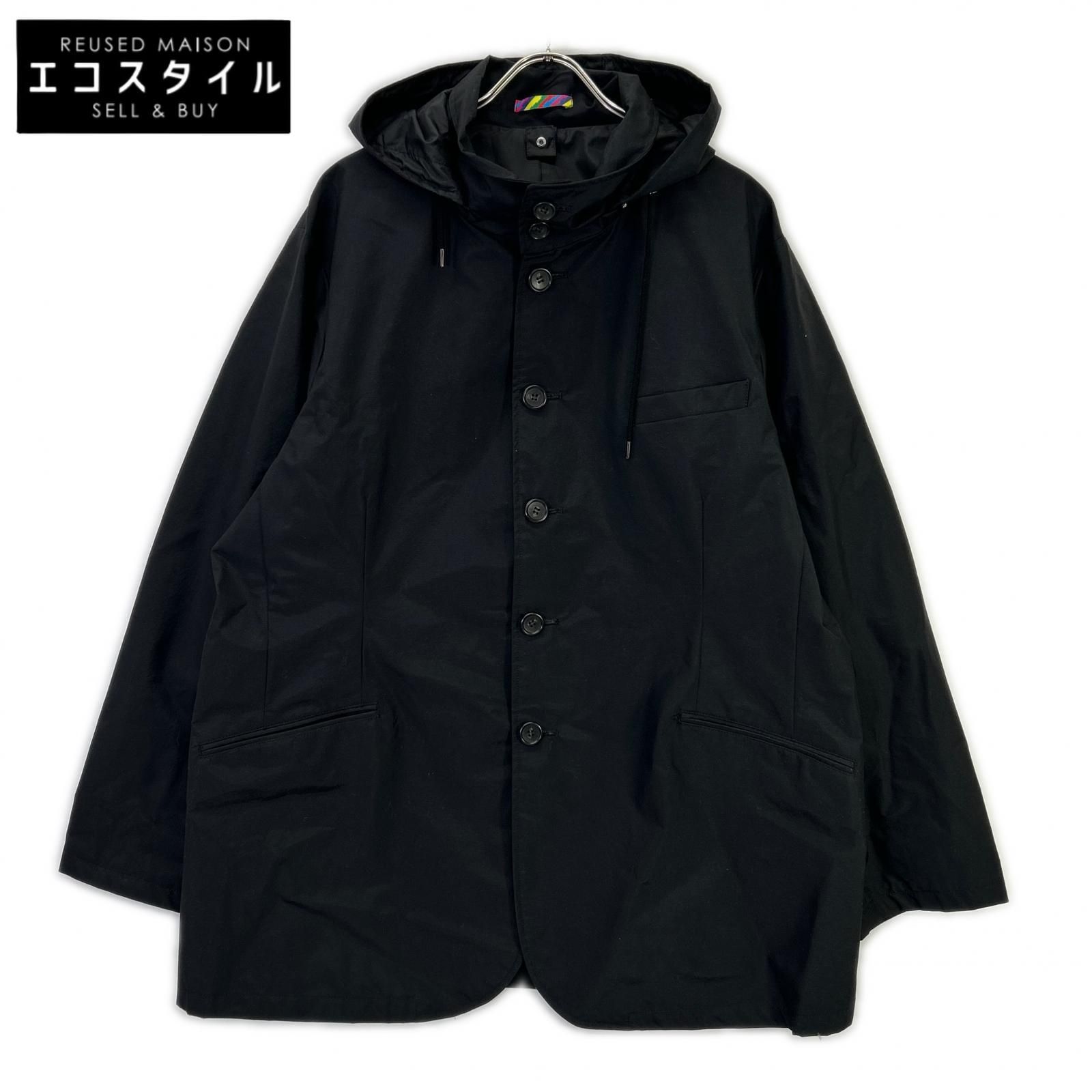 is-ness イズネス 30AWJK07 ブラック ナイロンジャケット 48